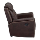 Panther Glider Motion Recliner in Neono Brown - Michael's Discount Furniture