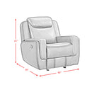 Panther 3PC Living Room Set in Neono Brown-Sofa, Loveseat & Recliner - Michael's Discount Furniture