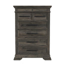 Park Ridge 6-Drawer Chest in Charcoal