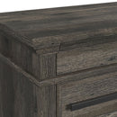 Park Ridge 3-Drawer Nightstand in Charcoal - Michael's Discount Furniture