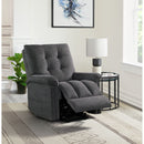 Pecos Power Motion Lift Chair in 15337-2 Ribbit Charcoal - Michael's Discount Furniture