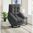Pecos Power Motion Lift Chair in 15337-2 Ribbit Charcoal - Michael's Discount Furniture