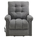 Pecos Power Motion Lift Chair in 15337-2 Ribbit Charcoal - Michael's Discount Furniture