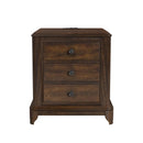 Phillipe 2-Drawer Cabinet with USB in Cherry