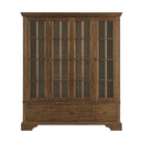 Phillipe Curio Base in Cherry - Michael's Discount Furniture