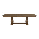 Phillipe Dining Table with with 18" Leaf in Cherry - Michael's Discount Furniture