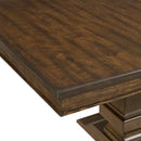 Phillipe Standard Height Dining Set in Cherry-Table and Four Chairs - Michael's Discount Furniture