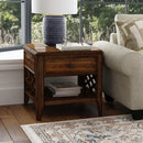 Phillipe End Table in Cherry - Michael's Discount Furniture