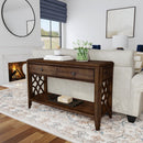 Phillipe Sofa Table in Cherry - Michael's Discount Furniture