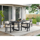Playa Dining Table - Dark Grey - Michael's Discount Furniture