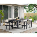Playa Dining Table - Dark Grey - Michael's Discount Furniture