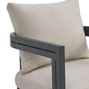 Playa Standard Height Dining Set in Dark Grey-Table and Four Chairs - Michael's Discount Furniture