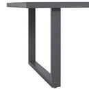 Playa Standard Height Dining Set in Dark Grey-Table and Four Chairs - Michael's Discount Furniture