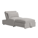 Pluto Chair with kidney pillow, Klik Klak and Pop up in Coronado Grey - Michael's Discount Furniture