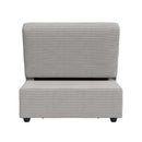 Pluto Chair with kidney pillow, Klik Klak and Pop up in Coronado Grey - Michael's Discount Furniture