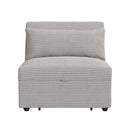 Pluto Chair with kidney pillow, Klik Klak and Pop up in Coronado Grey - Michael's Discount Furniture