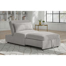 Pluto Chair with kidney pillow, Klik Klak and Pop up in Coronado Grey - Michael's Discount Furniture
