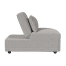 Pluto Chair with kidney pillow, Klik Klak and Pop up in Coronado Grey - Michael's Discount Furniture