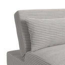 Pluto Chair with kidney pillow, Klik Klak and Pop up in Coronado Grey - Michael's Discount Furniture