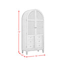 Portico Display Cabinet in Brown Oak - Michael's Discount Furniture