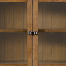 Portico Display Cabinet in Brown Oak - Michael's Discount Furniture
