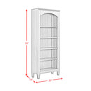 Portico Open Bookcase in Brown Oak - Michael's Discount Furniture