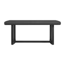 Portland Rectangular Dining Table in Black - Michael's Discount Furniture