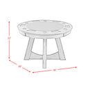 Prince Round Game Table - Michael's Discount Furniture