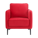 Rae Chair in Lavish 152 Red Velvet