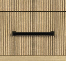 Ridgemont 2-Drawer Nightstand with USB in Natural - Michael's Discount Furniture