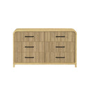 Ridgemont 6-Drawer Dresser in Natural - Michael's Discount Furniture
