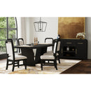 Ridgemont Rectangular Dining Table in Black with Grain - Michael's Discount Furniture