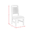 Ridgemont Dining Side Chair with Grey Fabric in Black with Grain (2 Per Carton) - Michael's Discount Furniture