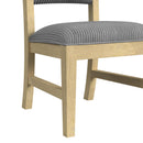 Ridgemont Dining Side Chair with Grey Fabric in Natural (2 Per Carton) - Michael's Discount Furniture