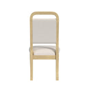 Ridgemont Dining Side Chair with White Fabric in Natural (2 Per Carton) - Michael's Discount Furniture