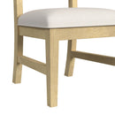 Ridgemont Standard Height Dining Set in Natural-Table and Four Chairs - Michael's Discount Furniture