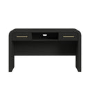 Ridgemont Dressing Table in Black with Grain - Michael's Discount Furniture