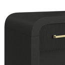 Ridgemont Dressing Table in Black with Grain - Michael's Discount Furniture