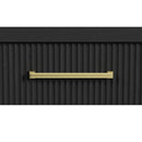 Ridgemont End Table with USB in Black with Grain - Michael's Discount Furniture