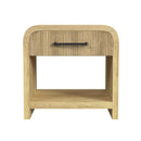 Ridgemont End Table with USB in Natural - Michael's Discount Furniture