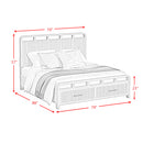 Ridgemont Storage Bedroom Set in Black with Grain - Michael's Discount Furniture