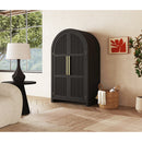 Ridgemont Large Bookcase in Black with Grain - Michael's Discount Furniture