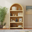 Ridgemont Open Bookcase in Natural - Michael's Discount Furniture