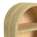 Ridgemont Open Bookcase in Natural - Michael's Discount Furniture
