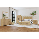Ridgemont Dresser and Mirror Set in Natural - Michael's Discount Furniture