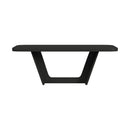 Ridgemont Rectangular Dining Table in Black with Grain - Michael's Discount Furniture