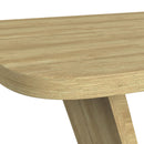 Ridgemont Standard Height Dining Set in Natural-Table and Four Chairs - Michael's Discount Furniture