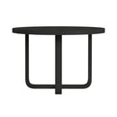 Ridgemont Round Dining Table in Black with Grain - Michael's Discount Furniture