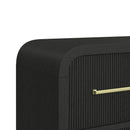 Ridgemont Server in Black with Grain - Michael's Discount Furniture