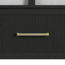 Ridgemont Storage Bed in Black with Grain - Michael's Discount Furniture